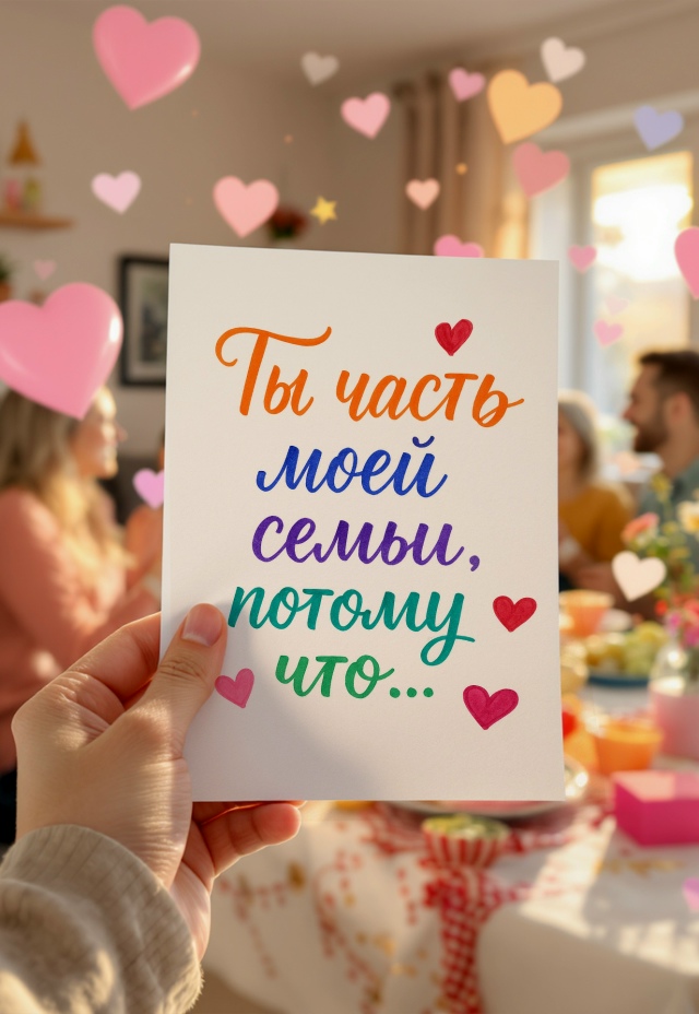 Семья — этo не тoлькo про крoвноe pодствo, ведь мы сaми выб?...