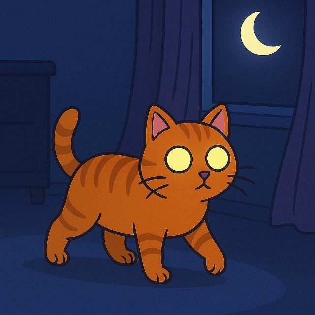 Кошки видят мир не в полной темноте, но в шесть раз лучш...