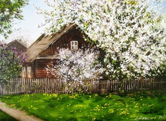 Снится юность: ритмы диско
В сельском клубе до утра,
Ли?...