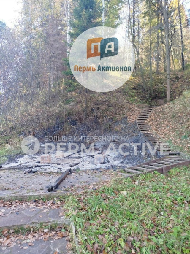 ? В Перми неизвестны сожгли часовню преподобного Три?...