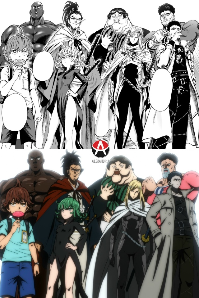 👊 Сравниваем [club50378987|«Ванпанчмен»]: манга х 4 серия 3 се...