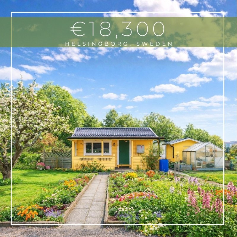 Уютный домик в Швеции продаётся по цене машиноместа — всего за 1,5 миллиона рублей.
Он расположен