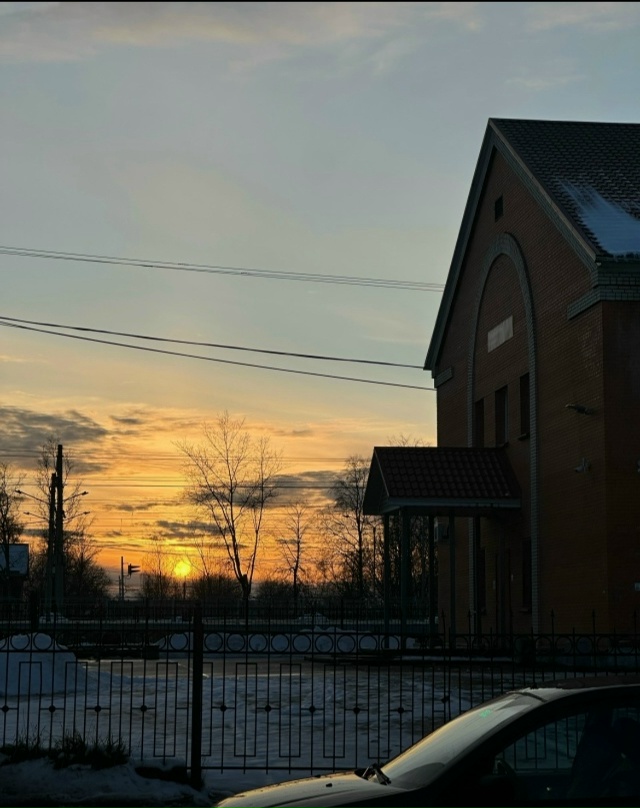 Зима в Окуловке