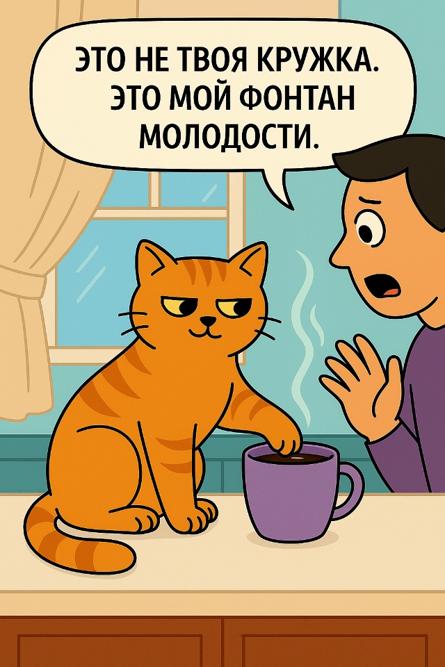 Уже даже кофе не дают попить