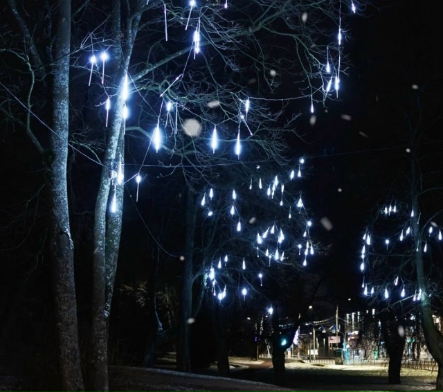 Световые композиции с зимними названиями — «Январска?...