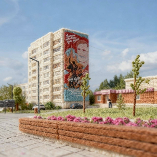 🧣Теплое утро, пермяки
Узнаете этот вязанный город?