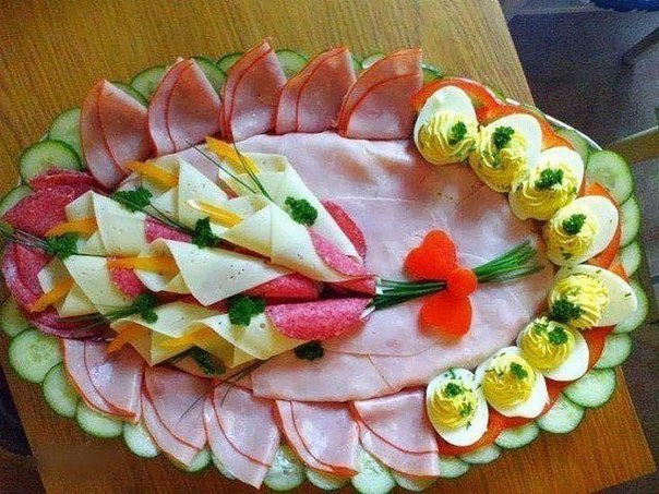 Идеи оформления нарезок.