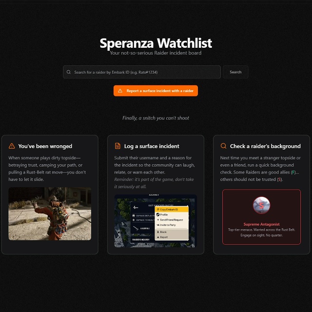 Фанаты Arc Raiders создали сайт, на котором можно отмечать н...