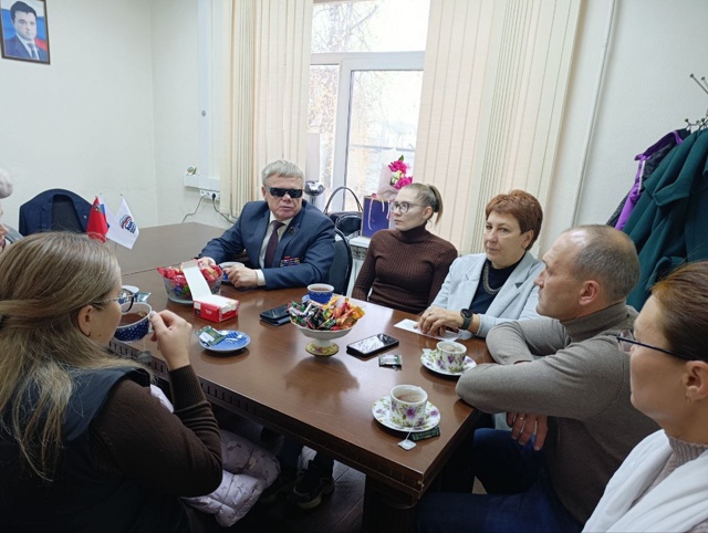 В Дорохово встретились с семьями участников специальн...
