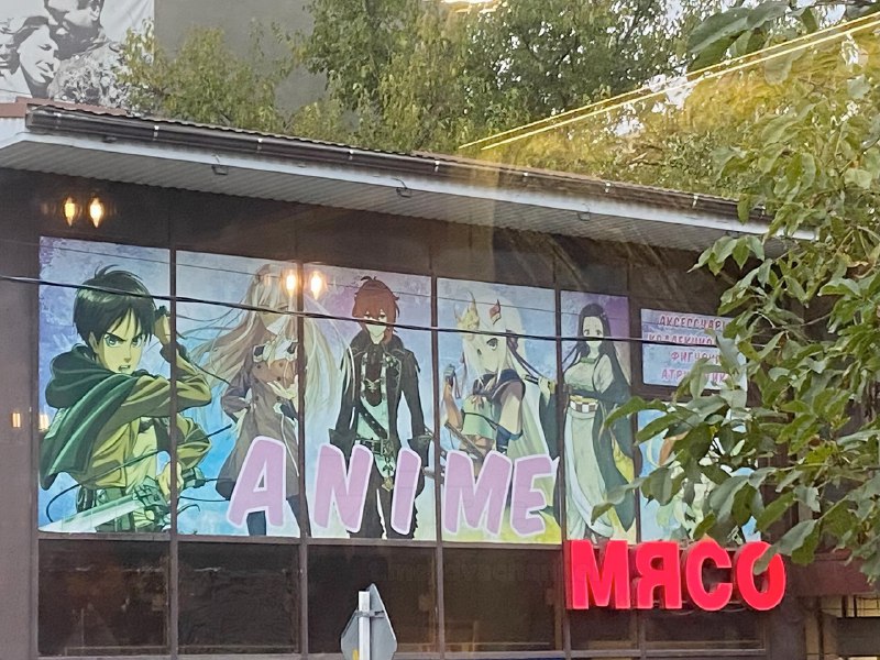 В Ставропольском крае обнаружили криповое соседство магазинов: рядом стояли мясная лавка и… аниме-то