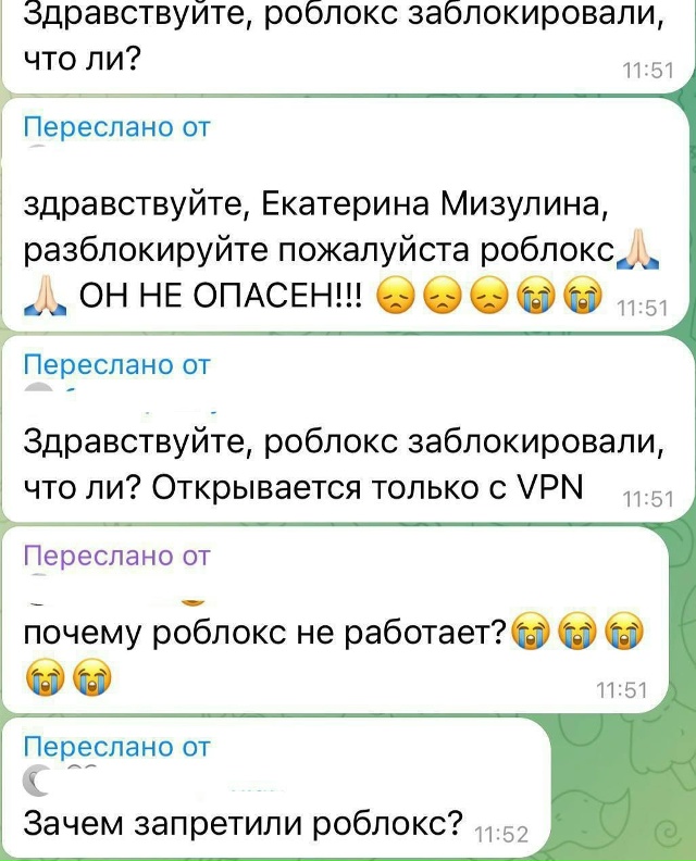 ? Roblox перестал работать в России: дети в слёзах, родит?...