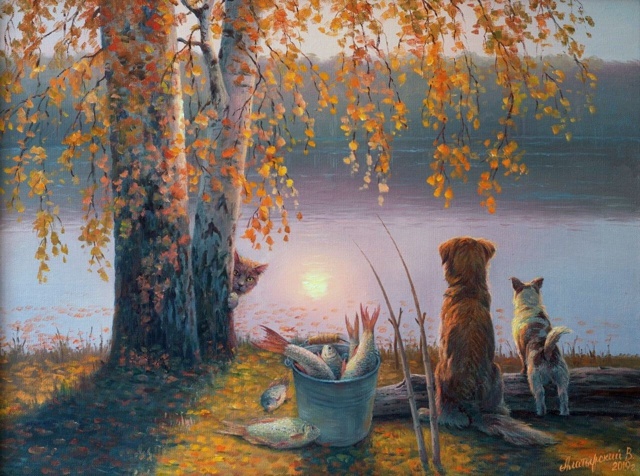 Художник Вячеслав Алатырский.