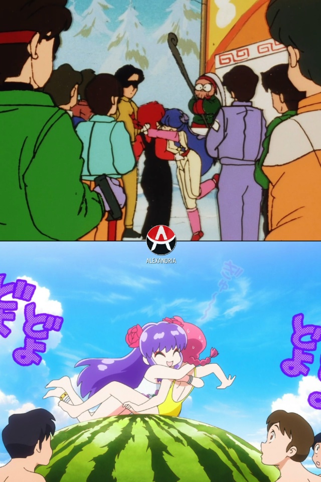 ❤ Сравниваем «Ранма 1/2»: сериал 89-го х 4 серия 2 сезона р?...