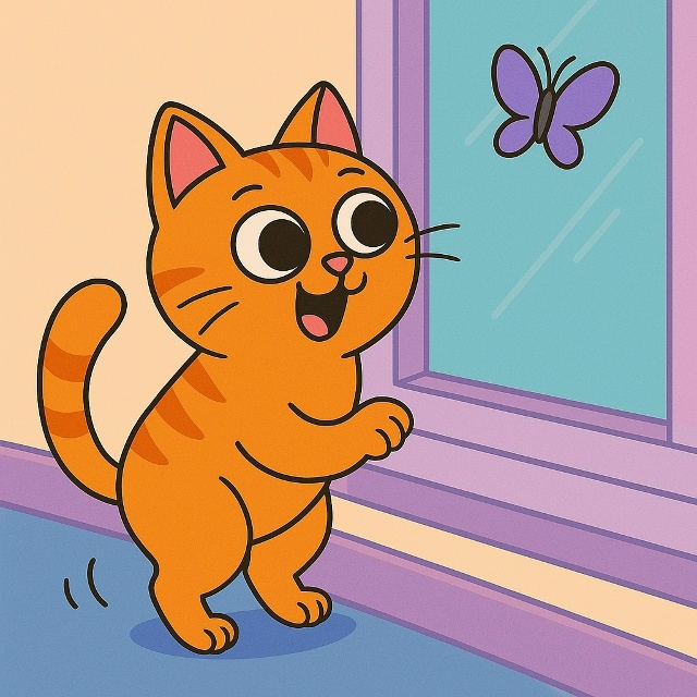 Коты способны вибрировать кончиком хвоста, когда видя?...