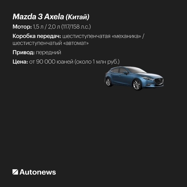 Эти седаны не подорожают из-за утильсбора. 16 моделей по...