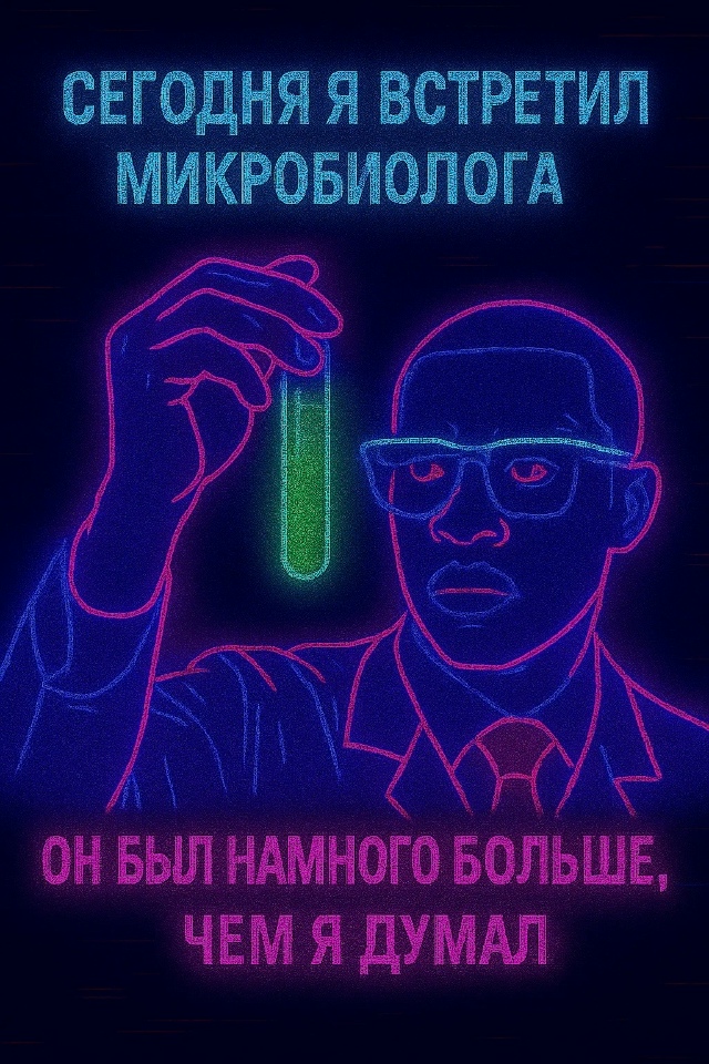 И кстати пробирка - не его место жительства