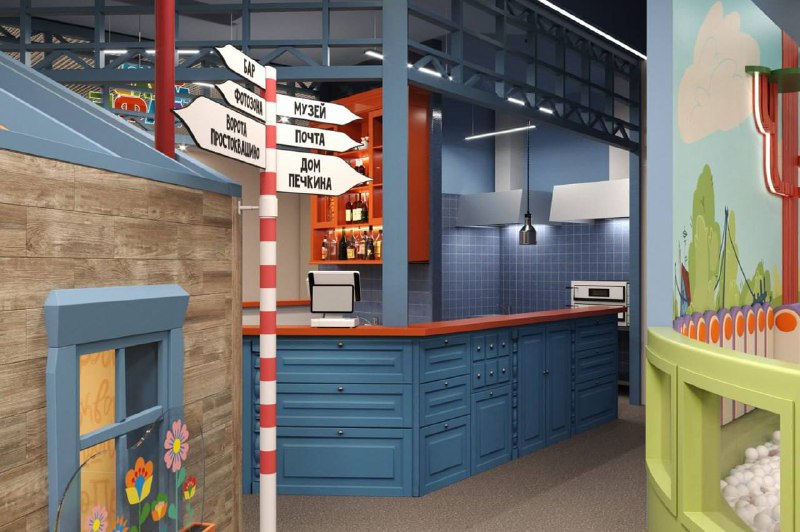 Что: в Домодедово открыли семейное кафе по ПРОСТОКВАШИНО!
Внутри всё мультяшное, в стиле мультсериа