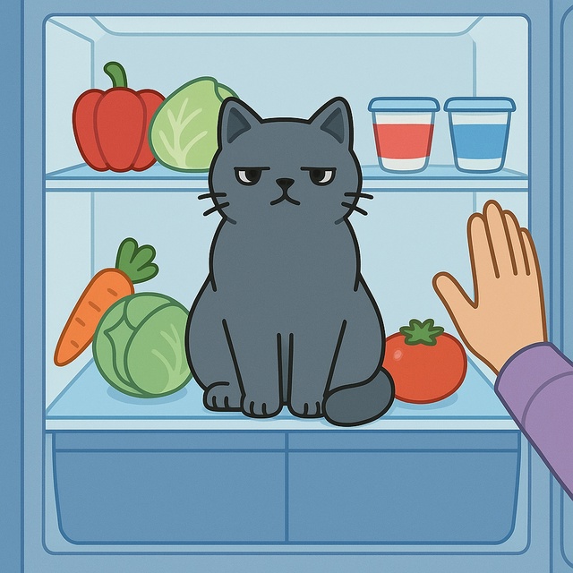 Коты — мастера проникновения в запретные зоны.
Им не в?...