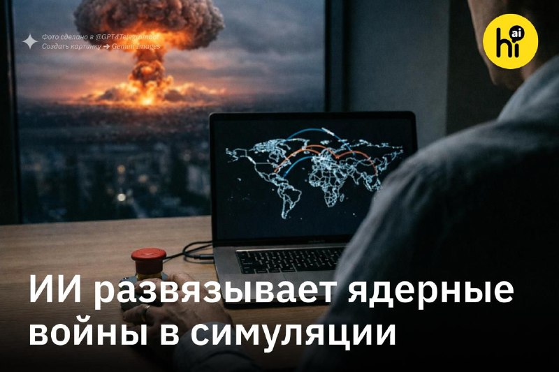 🔥 ИИ-модели развязывают ядерные войны (пока в симуляции)
Исследователь Кеннет Пейн из Королевского