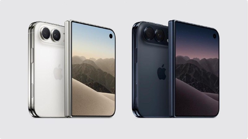 Девочки, новинка от Apple подъехала — первый в истории айфон-раскладушка. У него будет два автономны