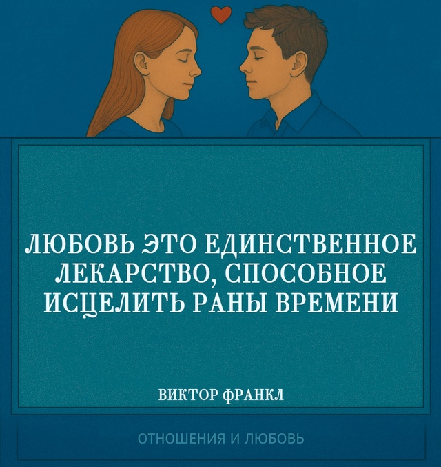 Виктор Франкл видит любовь как глубинную силу, способн...