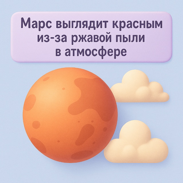 Красная пыль далёкой планеты 🔴
Марс кажется красным ?...