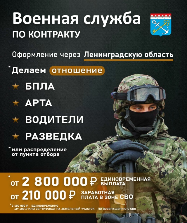‼СЛУЖБА ПО КОНТРАКТУ‼
🌏Набор добровольцев со всех р...