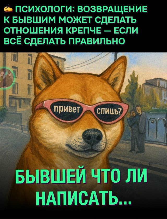 💔 Вернуться к бывшему — это не слабость, а тренд. Псих?...