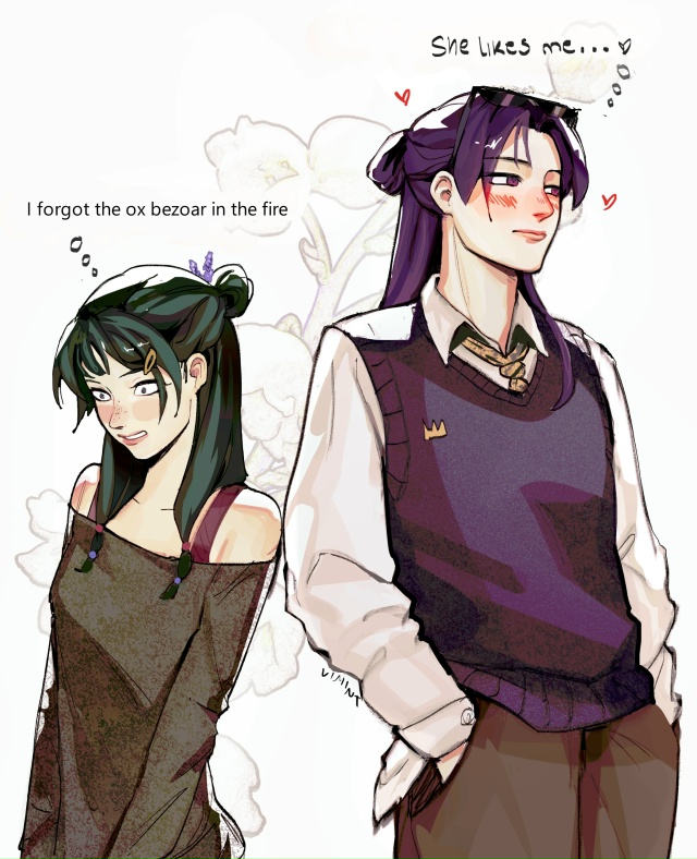 #Kusuriya_no_Hitorigoto / Монолог в аптечной лавке
Современное AU ...