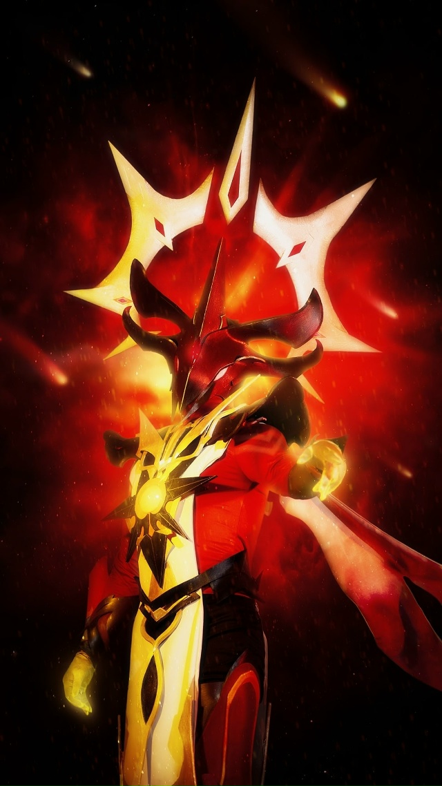 Косплей на пиро чтеца Эндзё из игры Genshin Impact от косплее?...