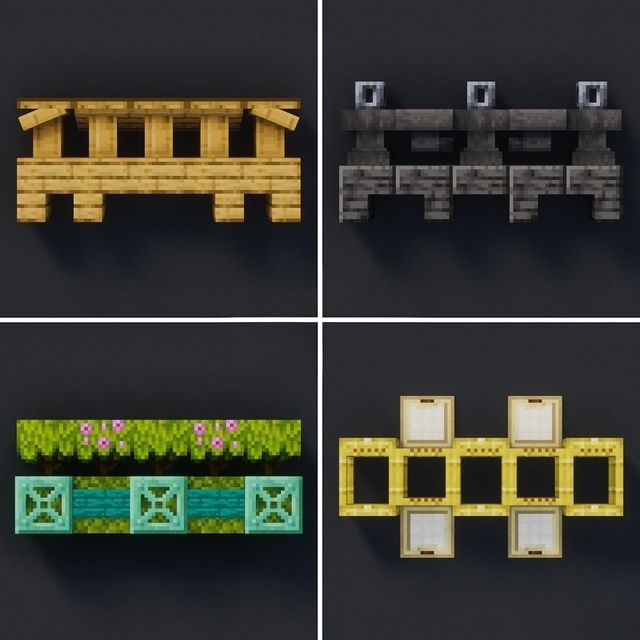 Крутой дизайн заборов Minecraft!
Какой бы выбрали для свое?...