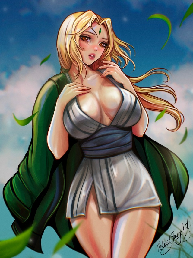 Мой фанарт на Цунадэ