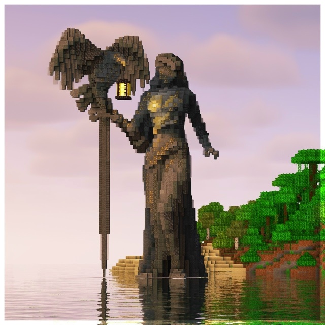 Красивая статуя посередине океана🌊
Будет очень крас?...