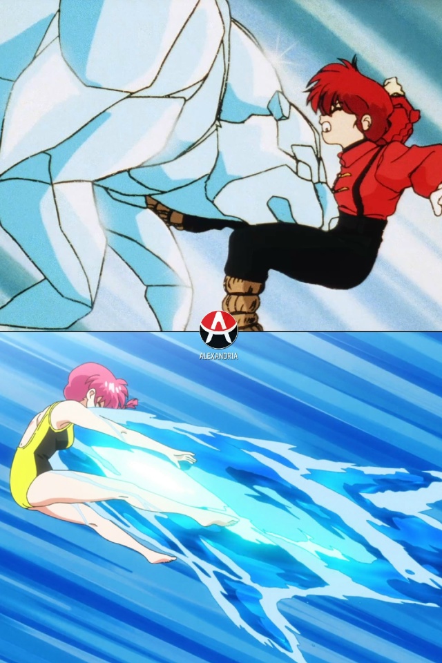 ❤ Сравниваем «Ранма 1/2»: сериал 89-го х 4 серия 2 сезона р?...