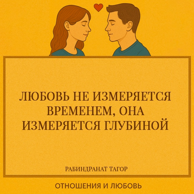 Любовь не зависит от количества прожитых вместе дней ??...