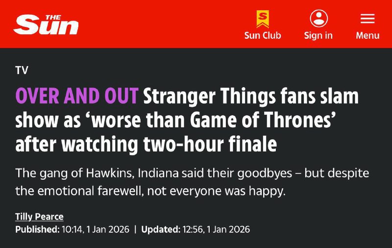 «Хуже, чем финал «Игры престолов». Финал «Очень странных дел» разносят за худшую концовку среди сери