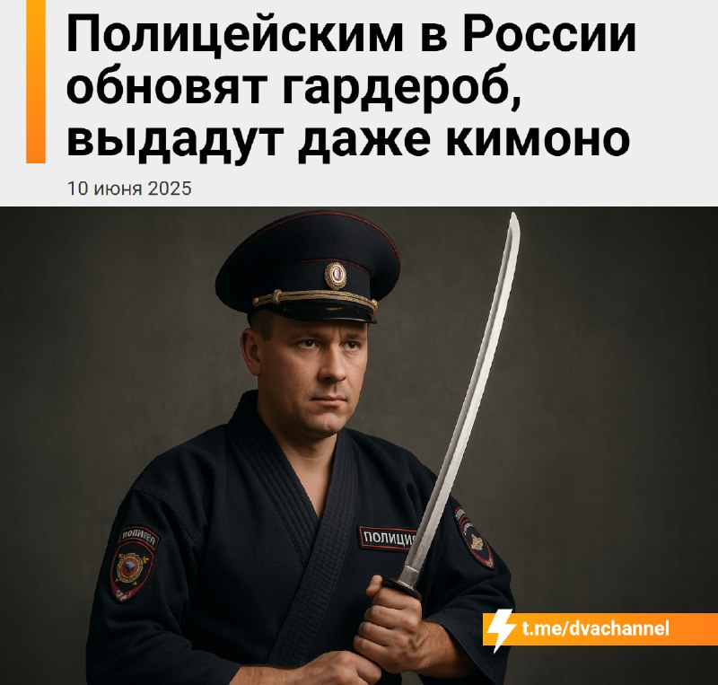 Полицейские в России начнут носить кимоно — традиционную японскую одежду официально включили в новый