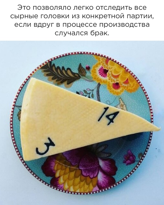 Цифры в сыре.