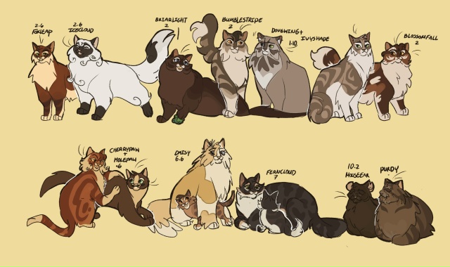 Новые дизайны Грозового племени (составы прямо перед т...