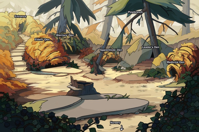 Озерная территория лагеря племени Теней
События проис...