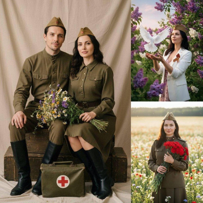 С Днём Победы!🕊
Создай трогательную праздничную фотосессию, которую хочется сохранить в памятном ал