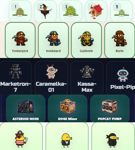#Fomo_Fighters #Grow_Tea #Golden_Miner #Signal2193 #MEME_MINING #PandaFiT #Doodle_Jump
Комбо