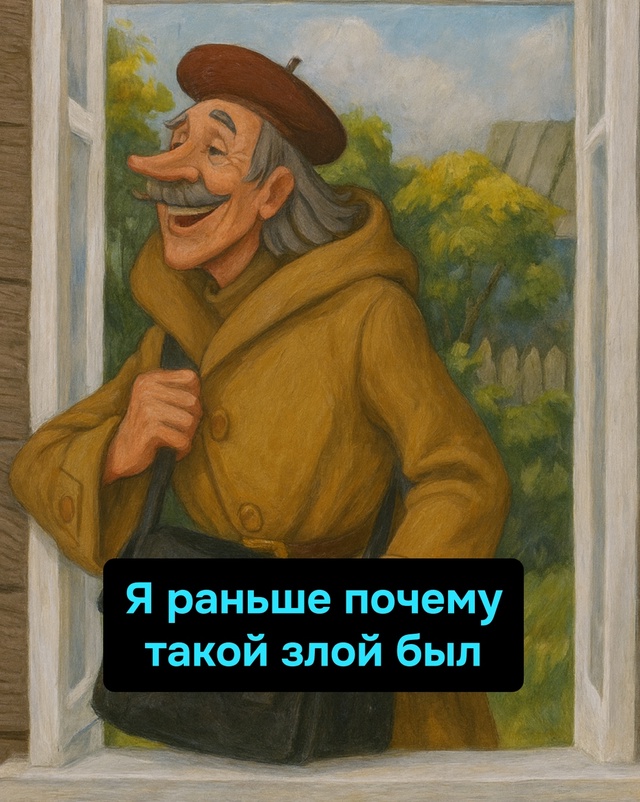 На пенсии злость никуда не девается, она просто улыбае?...