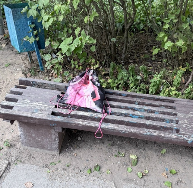 Чья потеряшка? Лежит на скамейке у Лесного бульвара 15 в...