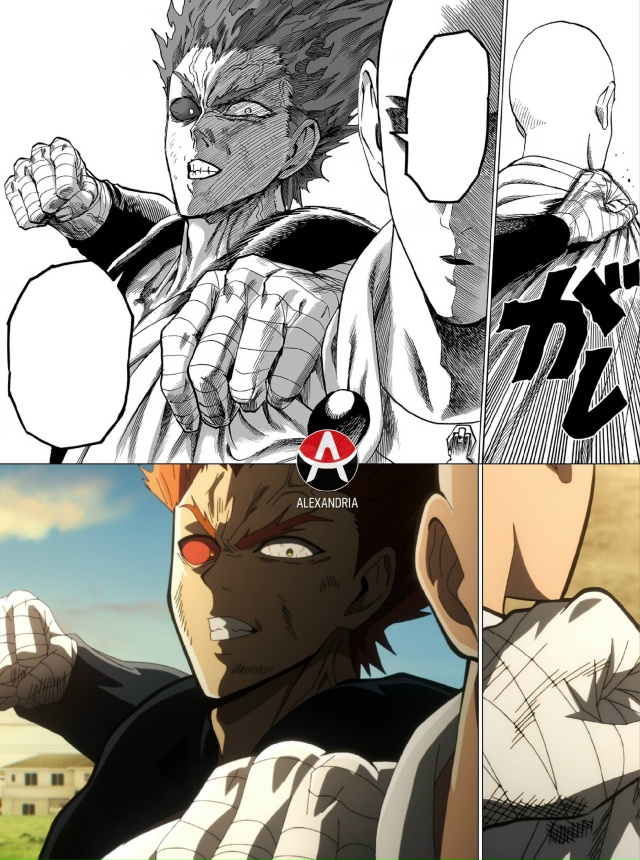 👊 Сравниваем [club50378987|«Ванпанчмен»]: манга х 2 серия 3 се...