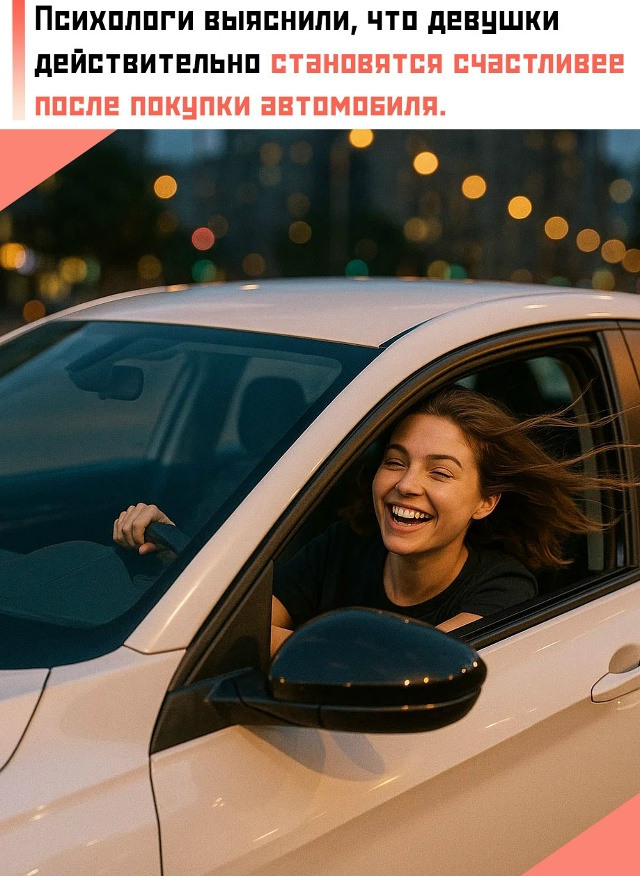 😃 Своя машина снижает стресс, даёт чувство контроля и ...