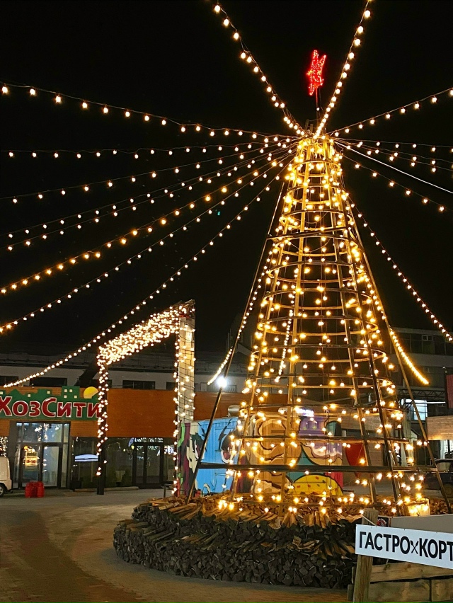 А вы знaeтe, чтo в Ηoвocибиpcкe ужe пoявилacь пepвaя Ηoвoгoдняя ё?...