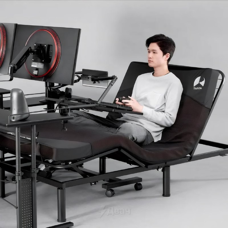 В Японии выпустили идеальную кровать для геймеров от бренда Bauhutte — новая модель Electric Gaming