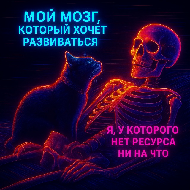 Мой самый большой и нескончаемый ресурс - лень