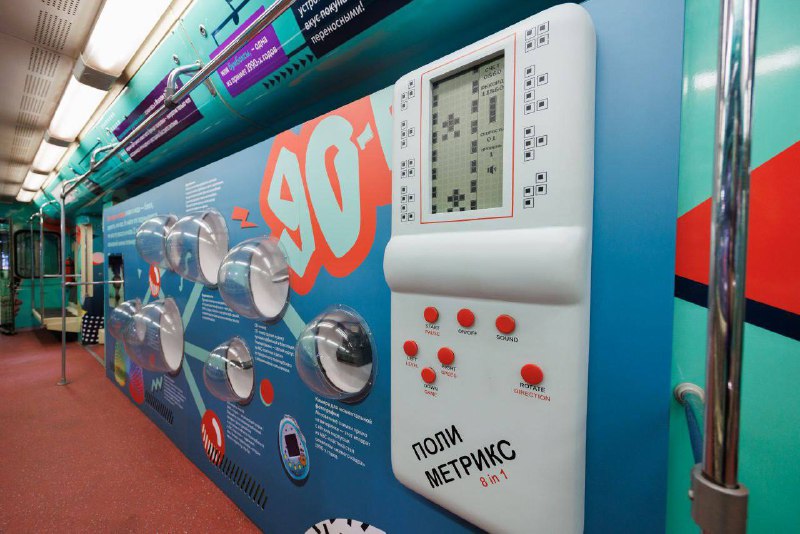 🚇8 августа на Арбатско-Покровской линии запустили тематический поезд в честь 30-летия СИБУРа   Пасса